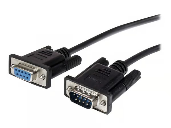 StarTech.com 2m Black Straight Through DB9 RS232 Serial Cable - M/F – kuva 2/5