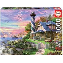 EDUCA Puzzle 1000 Lighthouse A Rock Bay