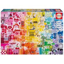 Educa 500 Colorful Collage – kuva 1/2