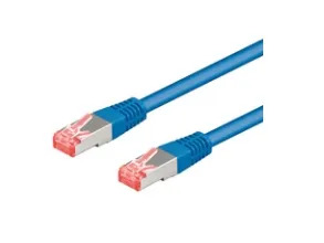 Lan kaapeli Patchcord Cat 6a S/ftp 7,5m sininen – kuva 2/5
