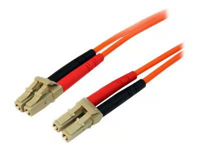 StarTech.com 1m Fiber Optic Cable - Multimode Duplex 50/125 - LSZH Fiber Jumper Cord - LC/LC