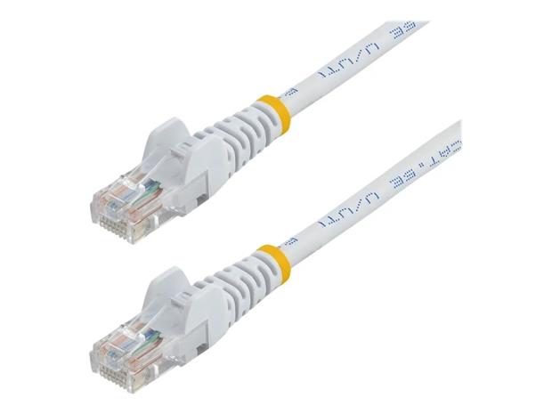 StarTech.com Cat5e Patch Cable with Snagless RJ45 Connectors - 3m, White