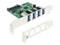 Delock PCIe Card 4x USB-A 3.2 Gen 1 – kuva 3