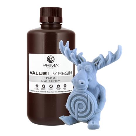 Primacreator Value Flex Uv Resin - 1 Kg - Light Grey
