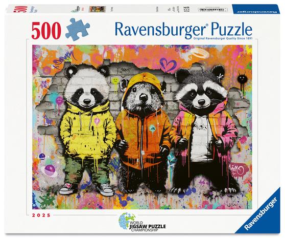 Animal Graffiti Palapeli 500 palaa Ravensburger