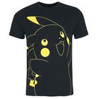 T-Paita: Pokemon - Pikachu (Black, Short Sleeved) (2XL) KORISTE
