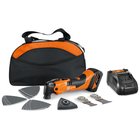 Fein MultiMaster AMM 500 Plus (71293870000) 18V 1x4,0Ah, akkumonitoimityökalu + 18-os. tarvikesarja
