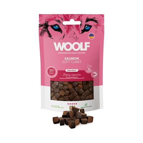 WOOLF Soft Cubes - Salmon 100g – kuva 2/4