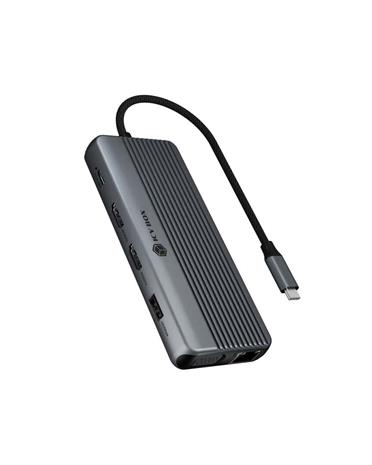 ICY BOX IB-DK4062-CPD Wired USB 3.2 Gen 1 (3.1 Gen 1) Type-C Anthracite