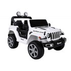 Yksipaikkainen lasten sähköauto 4x4 LeanToys FT-938, valkoinen