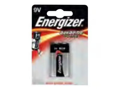 Energizer 9V/6LR61, alkaliteho, 1 kpl