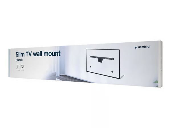 Gembird WM-S80F-01 - mounting kit - Slim - for LCD display - fixed - fine texture black – kuva 8/8