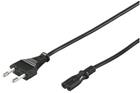 Pro Virtajohto C7 (2 pins) - Musta - 1.8 m - Suora