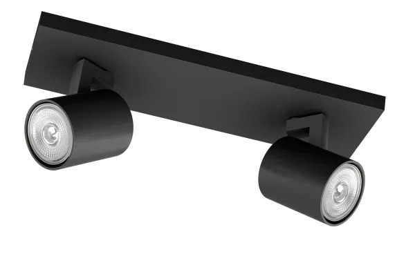 PHILIPS RUNNER KOHDEVALAISIN 2X20W, MUSTA
