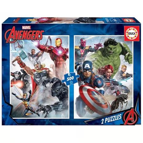 Educa Avengers 2x500p palapeli
