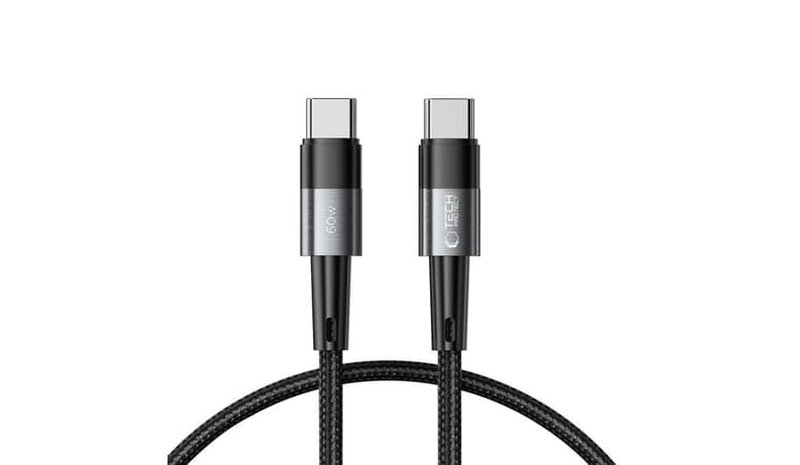 Tech-Protect UltraBoost USB-C / USB-C PD 60W 3A 0.25m Cable - Grey