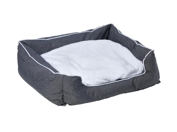 Dogman Bed Buddy Rectangular L Grey 70x60x21cm