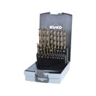 Metalliporanteräsarja Ruko 215214RO; HSS-Co 5; 1-10 mm; 19 kpl.
