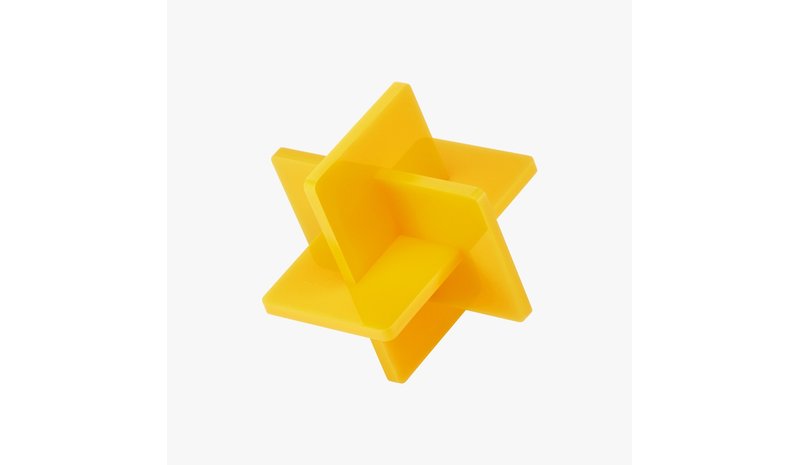 Bambu Lab 3mm Yellow Opaque Glossy Acrylic (3pcs)