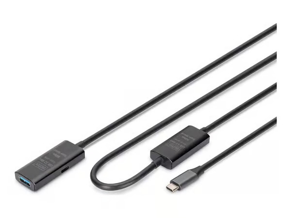 DIGITUS - USB extension cable - 24 pin USB-C to USB Type A - 10 m – kuva 3/6