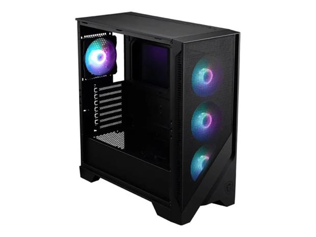 MSI MAG Forge 320R AIRFLOW Micro Tower Black, Transparent