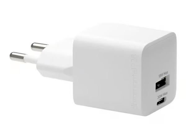 Seinälaturi USB-C 30W USB-A 18W