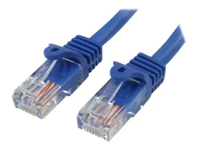 StarTech.com Cat5e Patch Cable with Snagless RJ45 Connectors - 1m, Blue