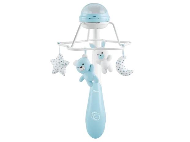 Chicco Rainbow cot mobile light blue – kuva 3/4