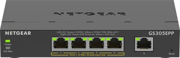 NETGEAR GS305EPP-100PES, kytkin