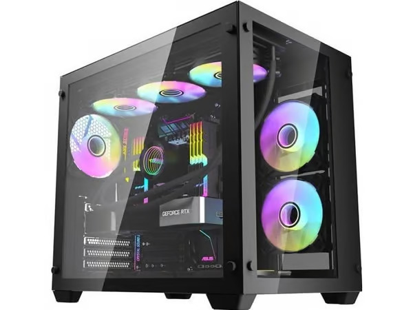 Darkflash C285 Mid-Tower ATX Computer Case Black