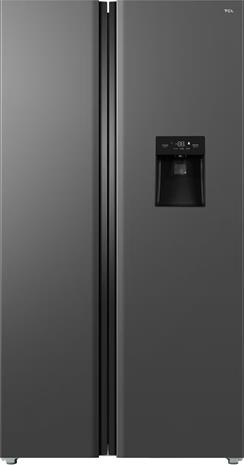 TCL SBS RP503SSE1NE side-by-side refrigerator Freestanding Grey