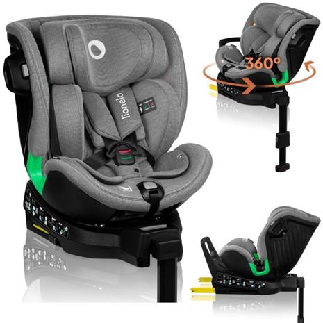 Lionelo - Autonistuin jalustalla swivel HARMONY i-Koko 40-150 cm harmaa