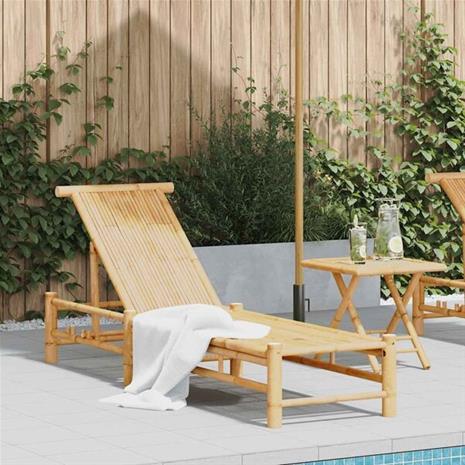 vidaXL Aurinkotuoli 55x199x30 cm bambu