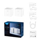 Cudy M1200 2-PACK mesh wi-fi system Dual-band (2.4 GHz / 5 GHz) Wi-Fi 5 (802.11ac) White Internal
