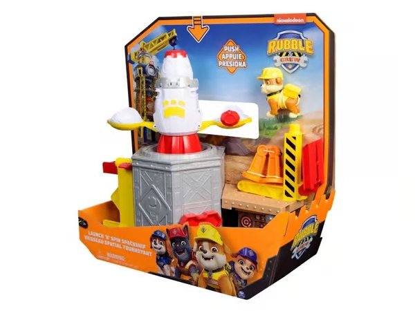Rubble & Crew Launch N Spin Spaceship avaruusalus
