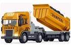 KLX - Die-cast truck w/dumper, friction, light & sound (534679)