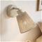 Lindby Anuva -seinäkohdevalaisin, beige, paperia, 1-lamppuinen, E14 – kuva 1