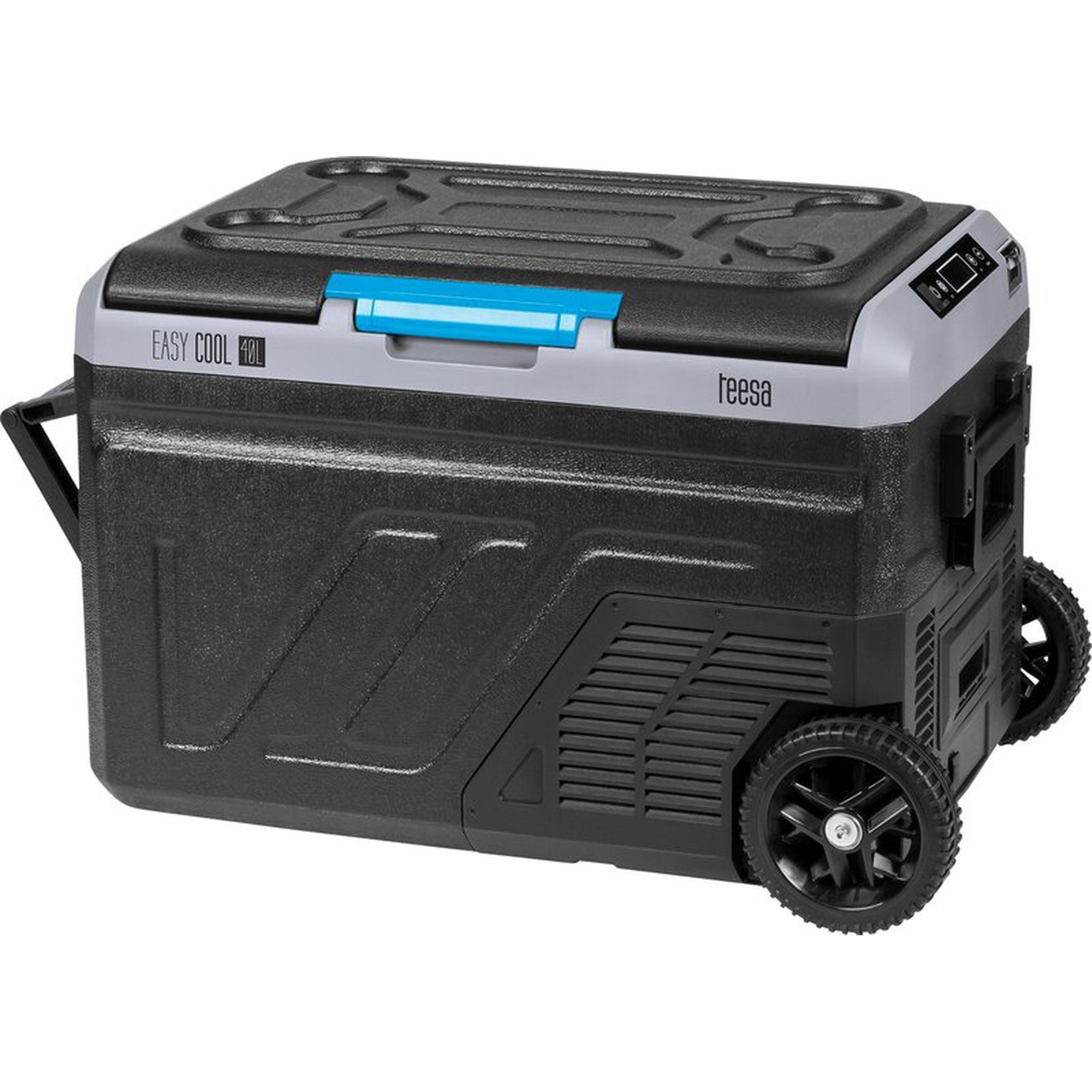 Auton kylmälaukku Kannettava kompressorijääkaappi–pakastin Teesa TSA6002 40 l, -22–+24 °C, 12/24 V ja 230 V