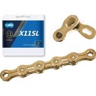 KMC X11SL Ti-N Kultainen ketju, 1/2 ""x11/128"", 118 lenkkiä, rasia, laatikko