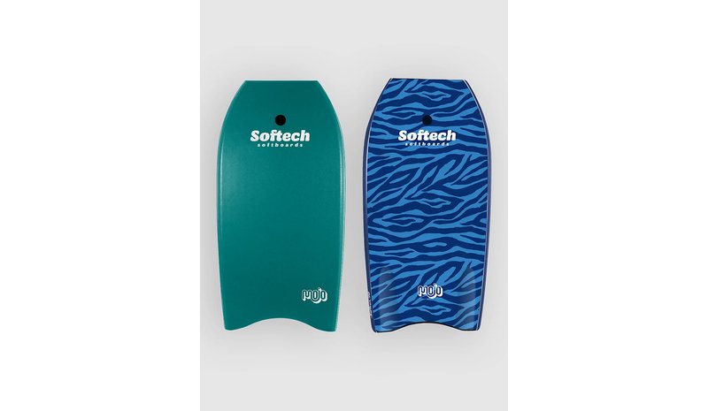 Softech Mojo 42"" Bodyboard verdigris zebra