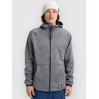 Burton Crown Wpf Vetoketjullinen huppari true black heather Miehet