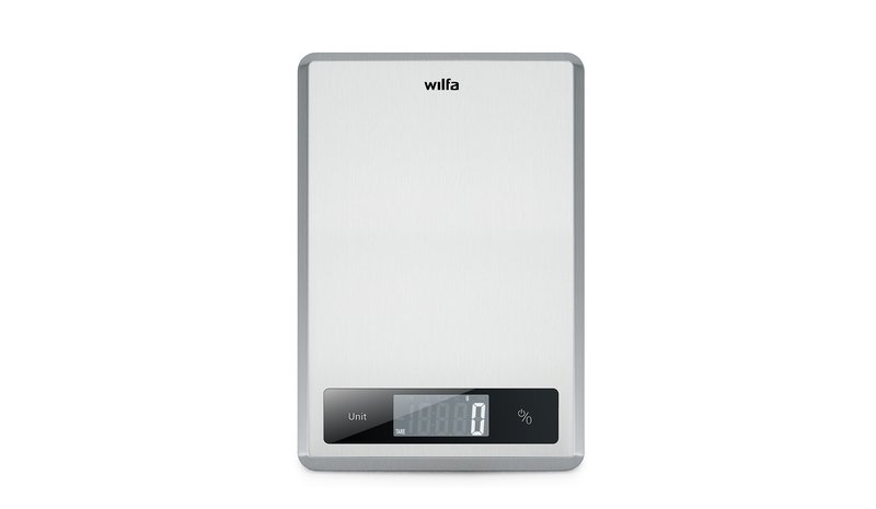 Wilfa KS4S-5 Base keittiövaaka, ruostumaton teräs