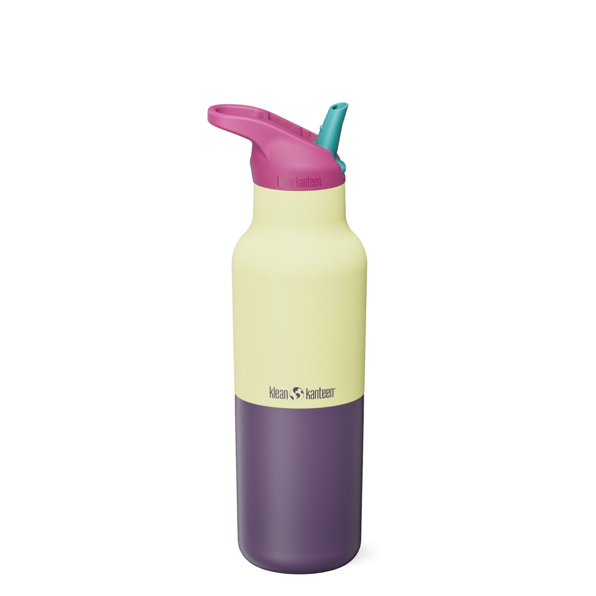 Klean kanteen Rise Vacuum Classic termospullo 473 ml, wax yellow kaleidoscope