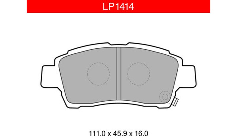 Delphi LP1414 Toyota etujarrupalasarja, Moottoripyörävaraosat