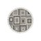 Asir matto Bukle 1404 120x120 cm – kuva 1