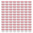 vidaXL Lasiset hillopurkit valkopunaisilla kansilla 96 kpl 110 ml