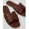 Nelly - Ruskea - Flat Sandal – kuva 1