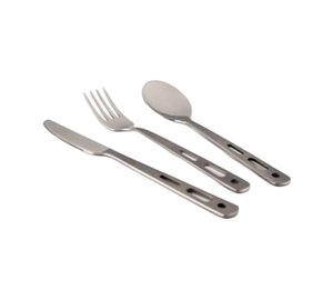 Lifeventure Stainless Steel Basic Aterinsetti, unisex, hopea.