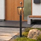 Lucande LED-pylväsvalaisin Lynx, 95,5 cm, musta, IP65