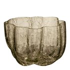 Kosta Boda - Crackle kynttilälyhty 5,8 cm taupe